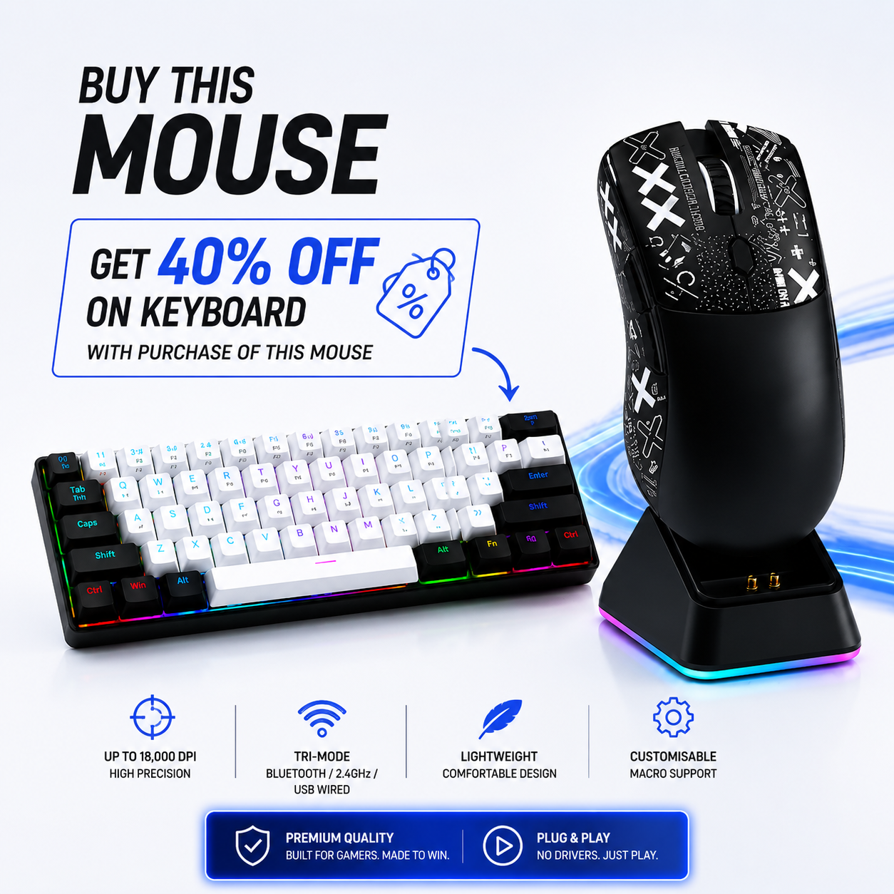 Buy Attack Shark R1 Mouse — Get 40% Off the Keyboard!