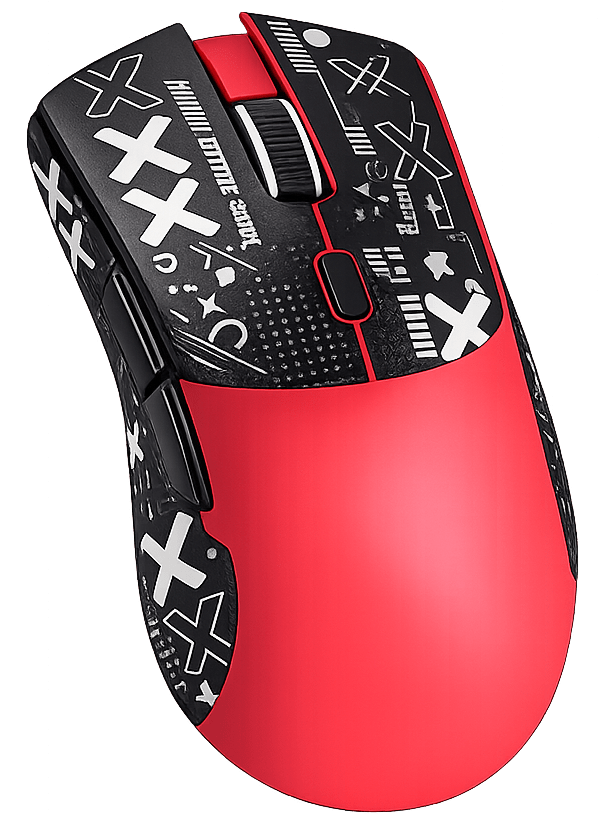 Wireless gaming mouse Attack Shark R1 by Minha loja, featuring ergonomic design and customizable buttons for gamers.