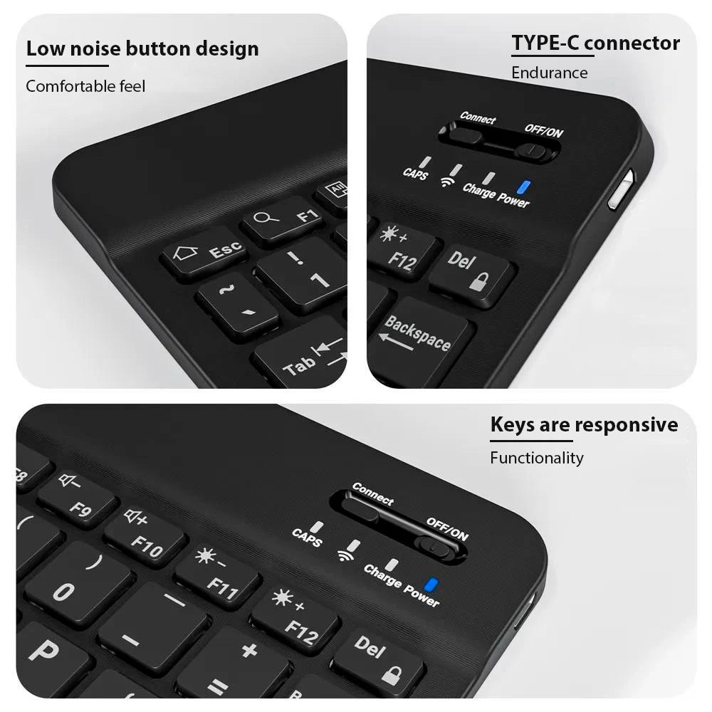 Mini Bluetooth Keyboard for iPad & Tablet