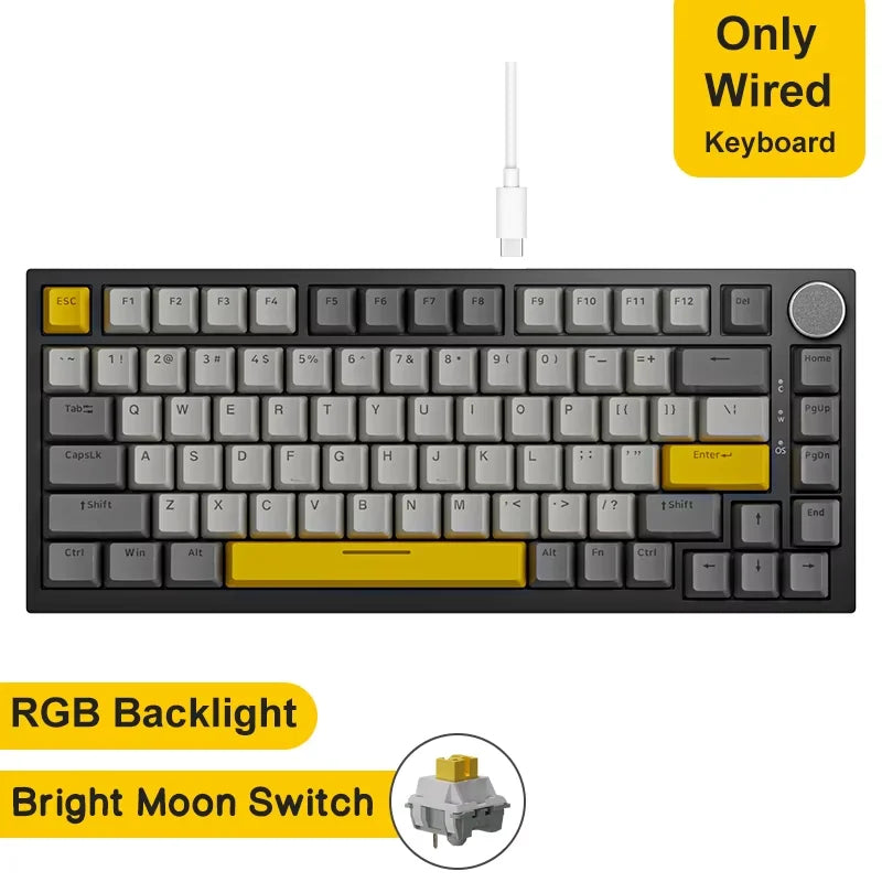 Ajazz AK820 Wired Mechanical Keyboard