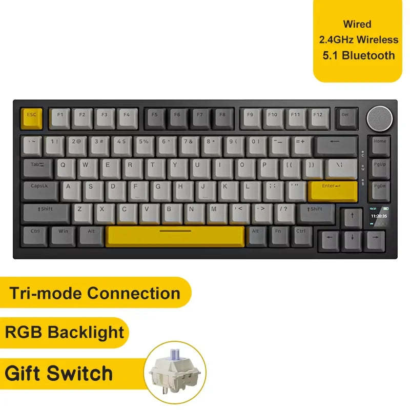 Ajazz AK820 Wired Mechanical Keyboard