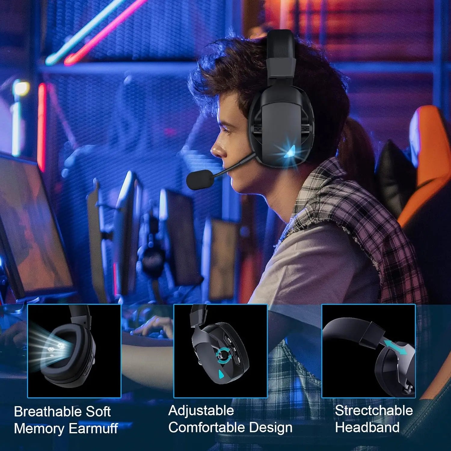 Gaming Headset 3-in-1 Wireless