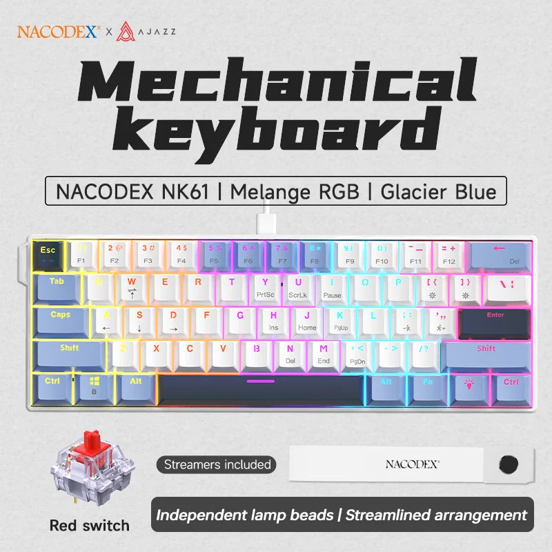 Ajazz NK61 Gaming Keyboard — 60%