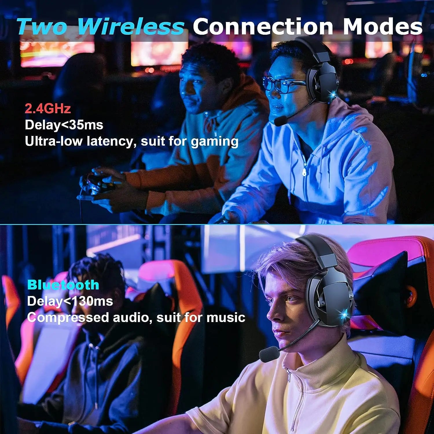 Gaming Headset 3-in-1 Wireless